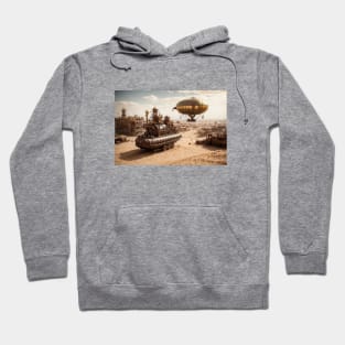 Vintage Sahara Desert Flying Object Hoodie